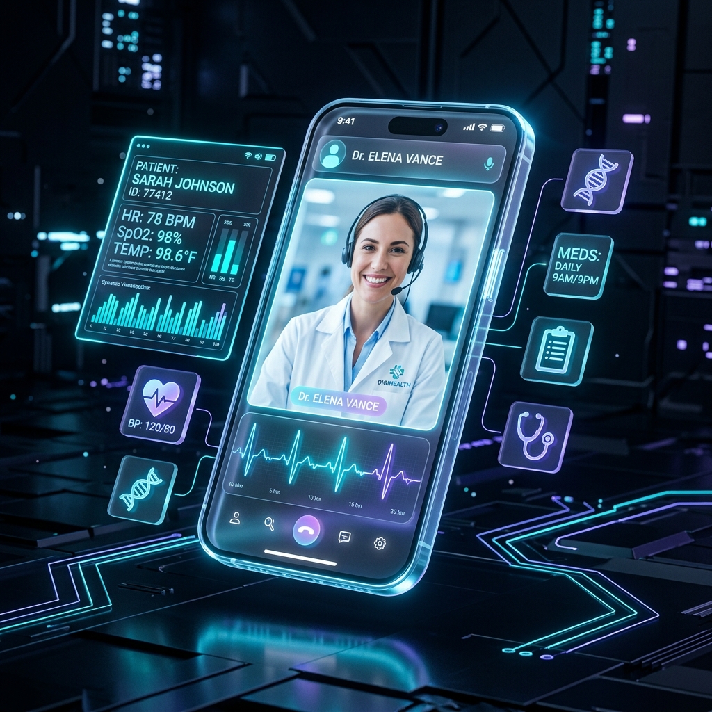 Consulta médica por telemedicina SS Confiança em alta tecnologia
